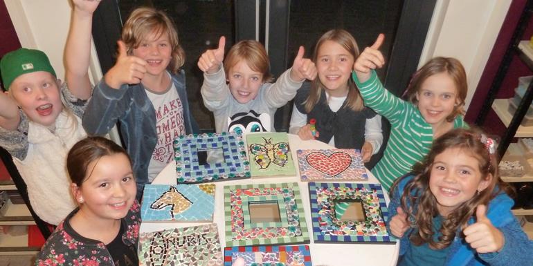 Kinderfeestje Atelier in Drenthe maximaal 20 personen